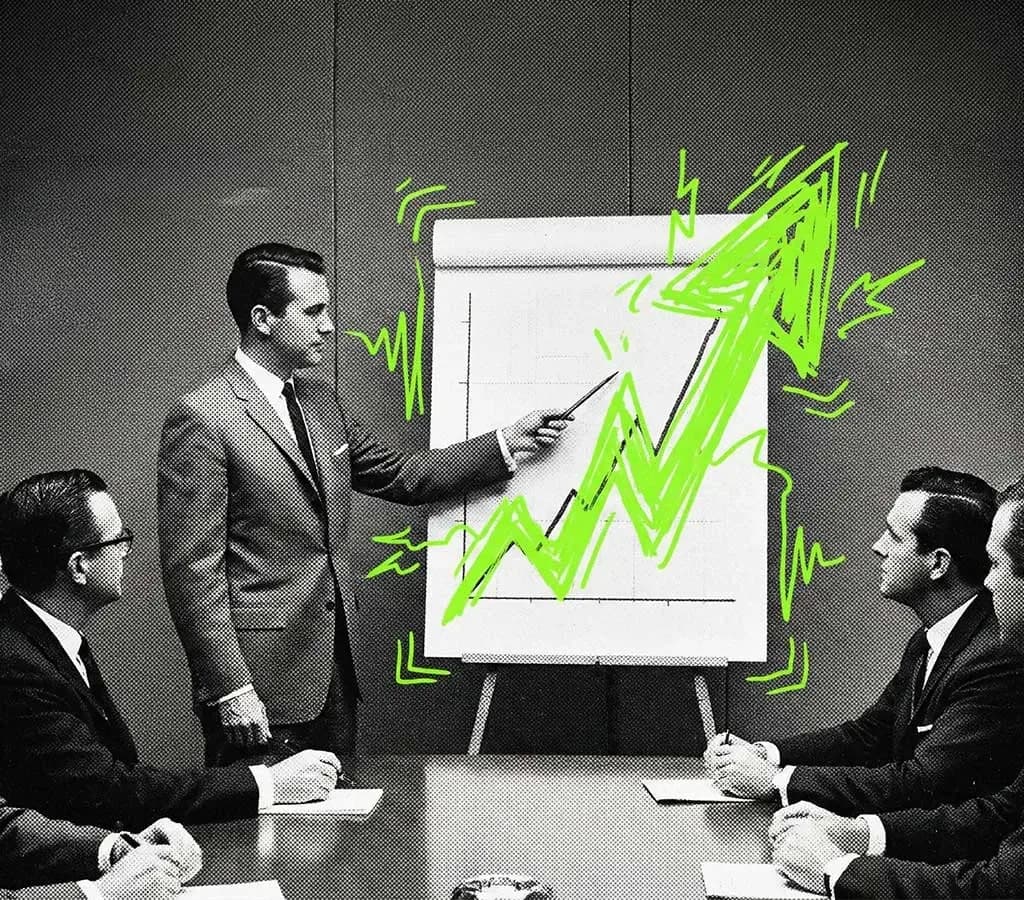 Senior operators reviewing a plan