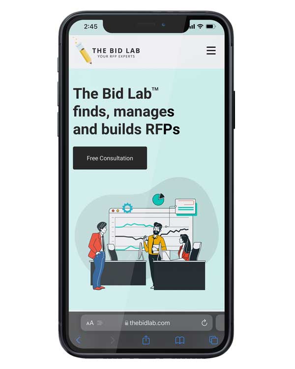 bid lab web dev mobile